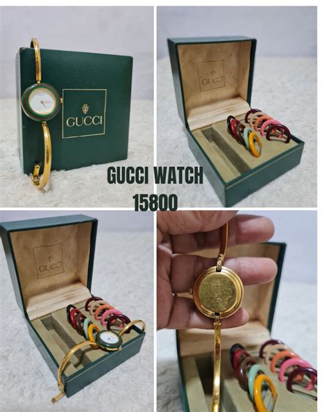 gucci watch switchable|gucci watch bezel only.